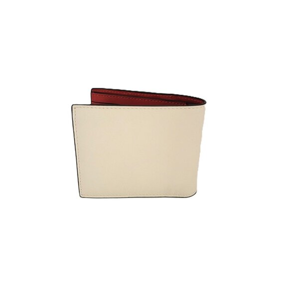 Coach CAX59 3 In 1 Whipstitch Calf Leather Billfold Wallet Sport Red Chalk - Picture 3 of 8